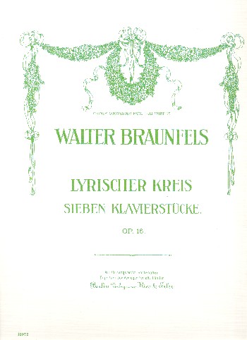 Lyrischer Kreis op.16  7 Klavierstücke  
