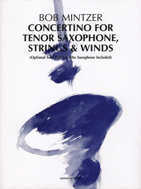Concertino&nbsp;&nbsp;for tenor saxophone, strings and winds&nbsp;&nbsp;Partitur