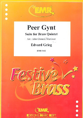 Peer Gynt Suite no.1 op.46&nbsp;&nbsp;for brass quintet&nbsp;&nbsp;partitur und stimmen