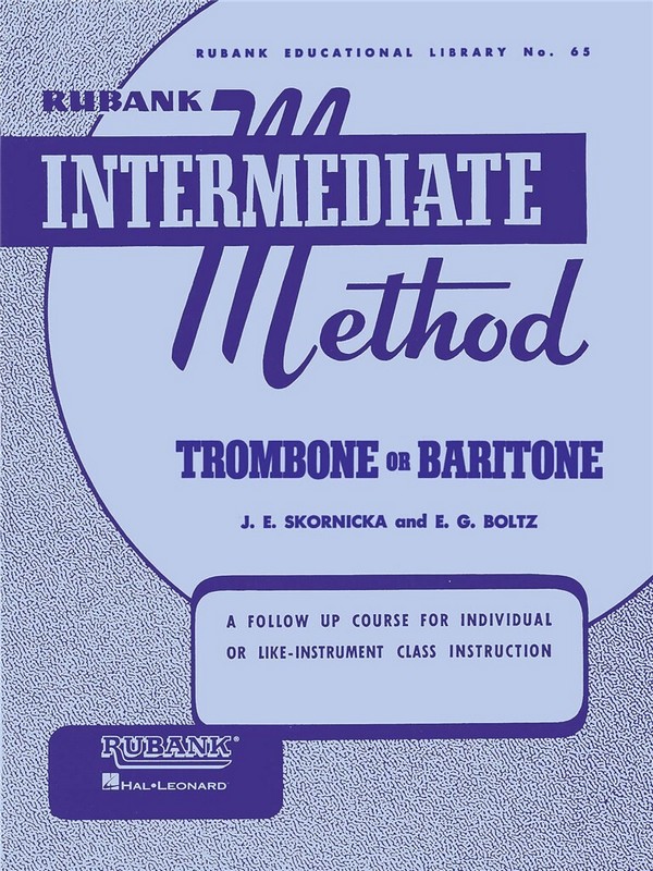 Intermediate Method for trombone  (baritone)  