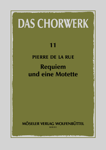 Requiem und eine Motette&nbsp;&nbsp;für gem Chor a cappella&nbsp;&nbsp;Partitur