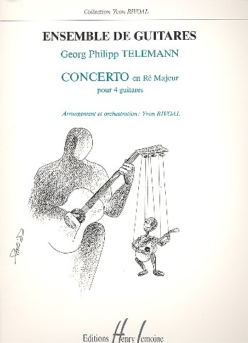 Concerto re majeur pour 4 guitares&nbsp;&nbsp;&nbsp;&nbsp;