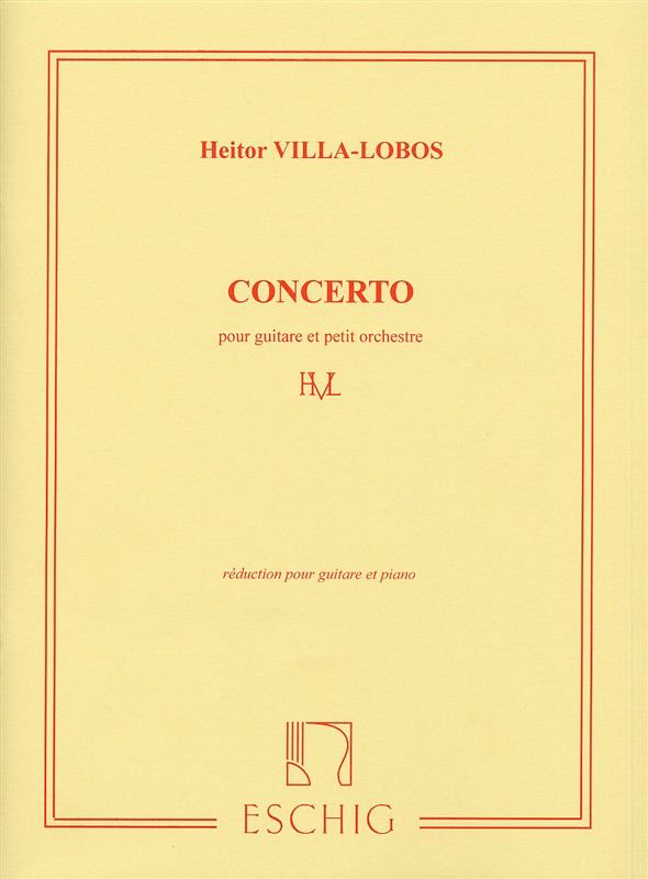 Concerto pour guitare et petit  orchestre für Gitarre und Klavier  