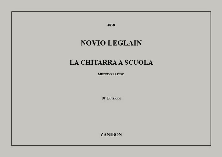 La chitarra a scuola metodo  rapido  