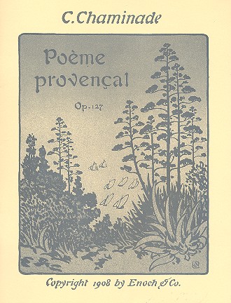 Poeme provencal op.127 &nbsp;&nbsp;pour piano&nbsp;&nbsp;