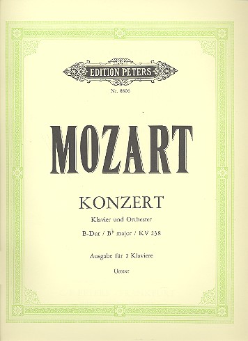 Konzert B-Dur Nr.6 KV238 für Klavier und Orchester&nbsp;&nbsp;für 2 Klaviere&nbsp;&nbsp;