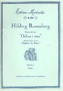 Dance Suite from Orpheus in Town  miniature score  