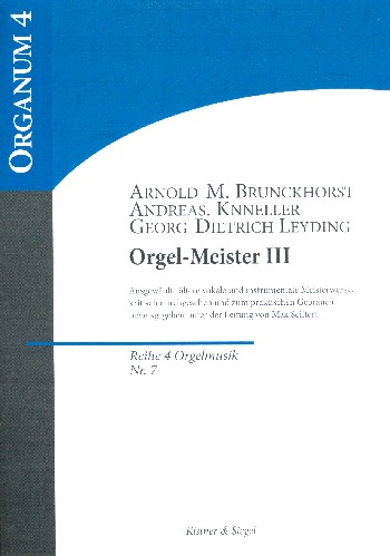 Orgelmeister Band 3&nbsp;&nbsp;&nbsp;&nbsp;