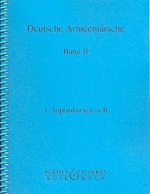 Deutsche Armeemärsche Band 2  für Blasorchester  Soprankornett 1 in B