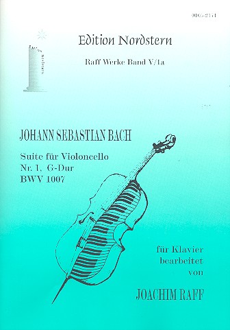 Suite G-Dur Nr.1 BWV1007 für Violoncello  für Klavier  