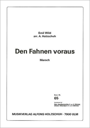 Den Fahnen voraus Marsch für  diatonische Handharmonika  