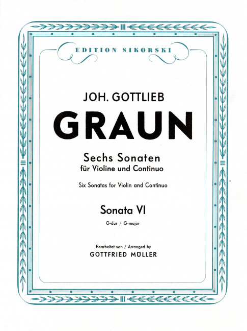 Sonate G-Dur&nbsp;&nbsp;für Violine und Bc&nbsp;&nbsp;