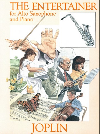 THE ENTERTAINER FOR ALTO SAXOPHO-&nbsp;&nbsp;NE AND PIANO&nbsp;&nbsp;