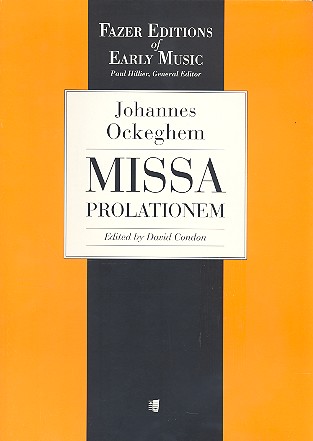 Missa prolationem for  mixed chorus a cappella  score