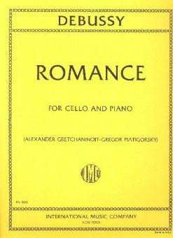 Romance&nbsp;&nbsp;for cello and piano&nbsp;&nbsp;