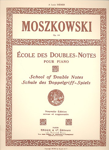 École double-notes op.64  pour piano  