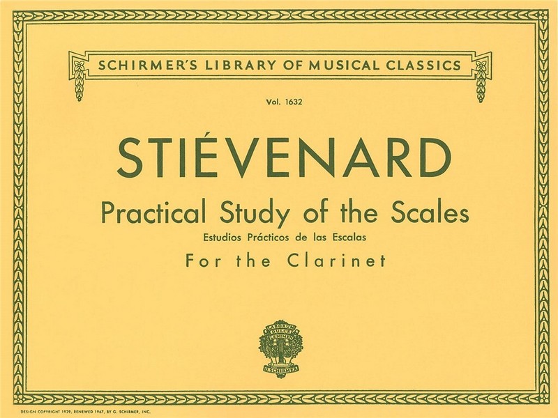 Practical Study of the Scales for&nbsp;&nbsp;clarinet (sp/en/fr)&nbsp;&nbsp;