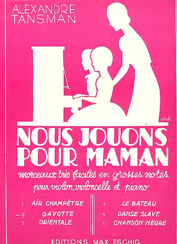 Gavotte pour violon, violoncelle&nbsp;&nbsp;et piano (grosses notes)&nbsp;&nbsp;