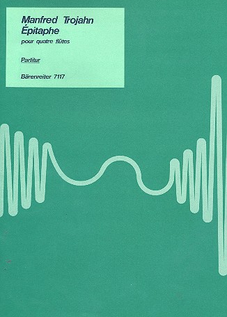 Epitaphe für 4 Flöten  Partitur  
