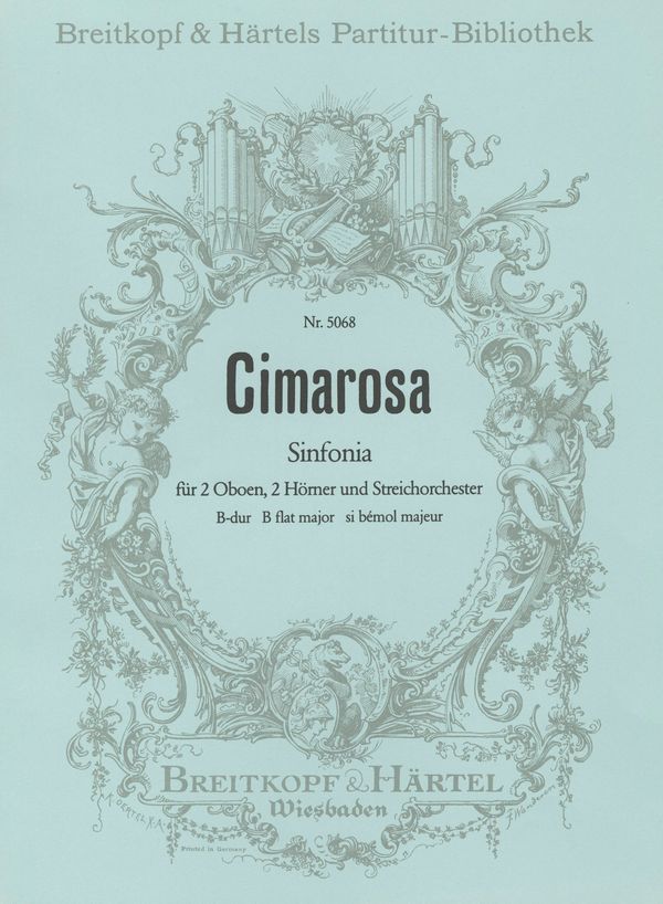 Sinfonia B-dur&nbsp;&nbsp;für Orchester&nbsp;&nbsp;Partitur