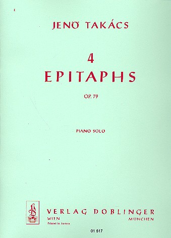 4 Epitaphs op.79  für Klavier  