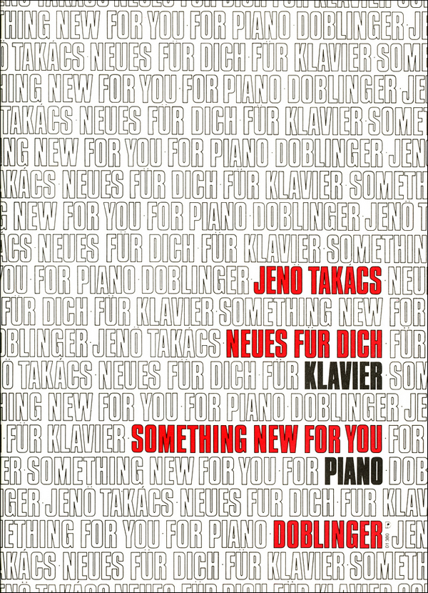 Neues für dich op.116  für Klavier  