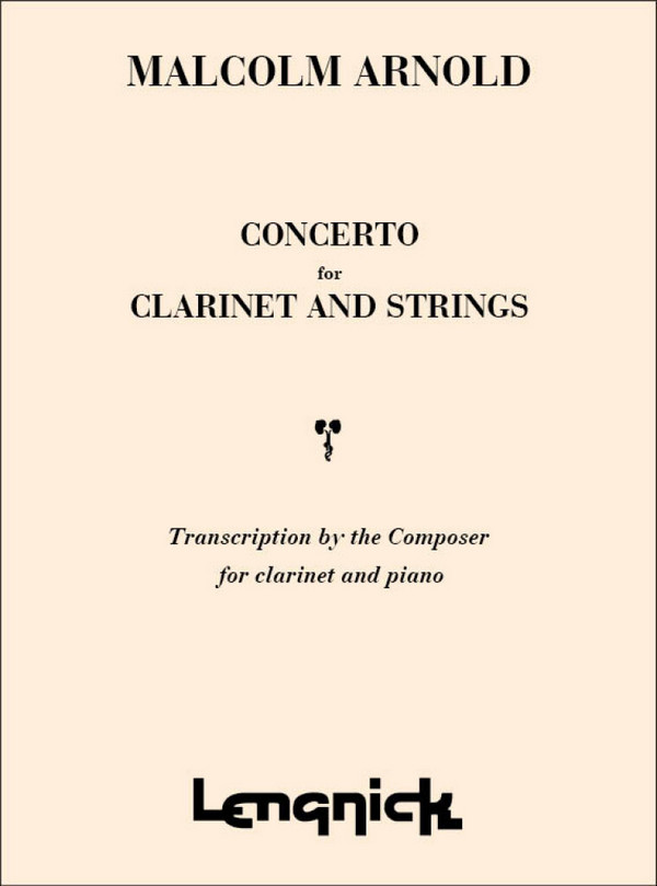 Concerto for clarinet and piano  (orig. for clarinet and strings)  