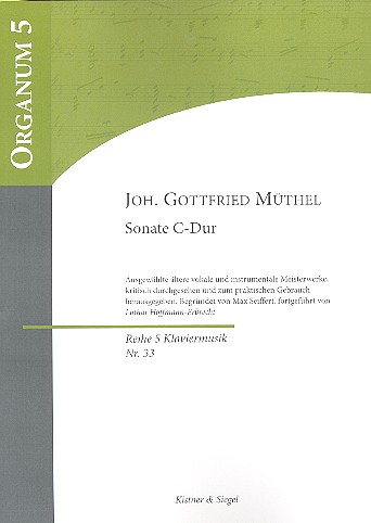 Sonate C-Dur  für Klavier  