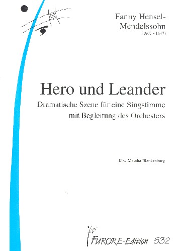 Hero und Leander  für eine Singstimme mit Orchester  Partitur