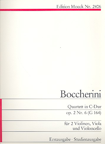 Streichquartett C-Dur op.2,6 G164&nbsp;&nbsp;&nbsp;&nbsp;Stimmen