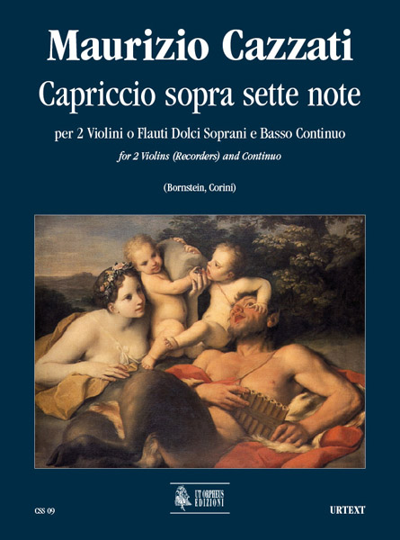 Capriccio sopra sette note  per 2 violini (flauti sopr.) e basso  5 parts