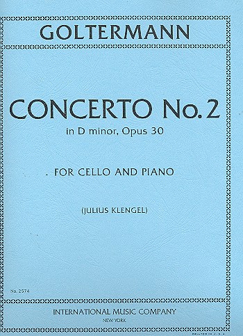 Concerto d minor no.2 op.30  for cello and piano  