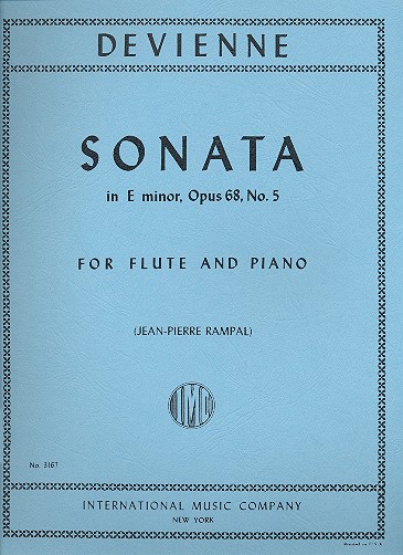Sonata e minor op.68,5  for flute and piano  