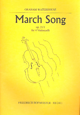 March Song op.21,1  für 4 Violoncelli  