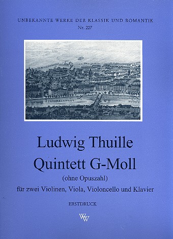 Quintett g-Moll o.op. für Klavier  und Streichquartett  