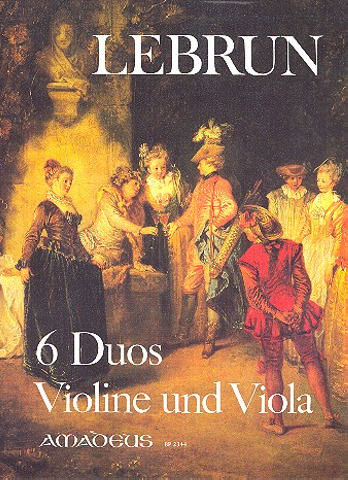 6 Duos op.4   für Violine und Viola  Stimmen