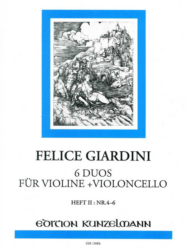 6 Duos Band 2 (Nr.4-6)  für Violine und Violoncello  