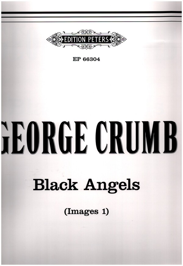 Black Angels&nbsp;&nbsp;for electric string quartet&nbsp;&nbsp;Score