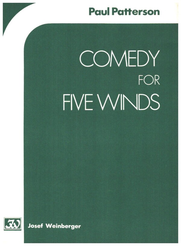 Comedy for 5 Winds  für Flöte, Oboe, Klarinette, Horn und Fagott  Studienpartitur