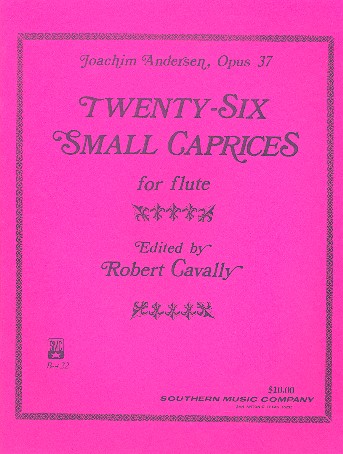 26 small Caprices op.37 for flute    