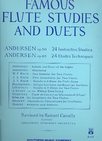 24 instructive Studies op.30 and  24 etudes techniques op.63 for  1-2 flutes