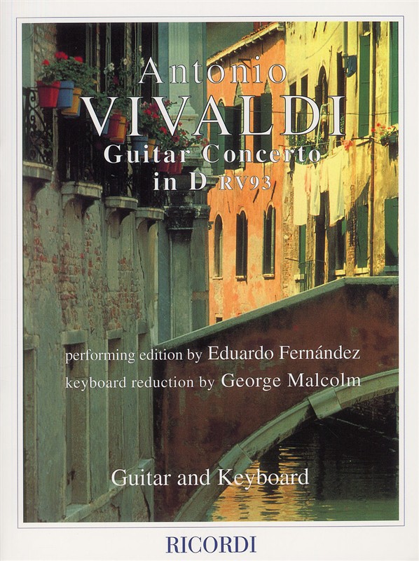 Guitar concerto D major RV93&nbsp;&nbsp;for guitar and keyboard&nbsp;&nbsp;