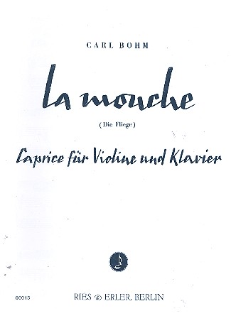 La mouche Caprice für Violine  und Klavier  
