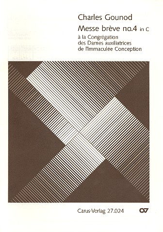 Messe brève C-Dur Nr.4  für Sopran, Alt und Orgel  
