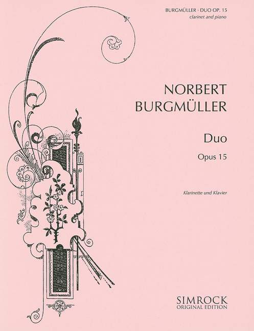 Duo op.15  für Klarinette und Klavier  