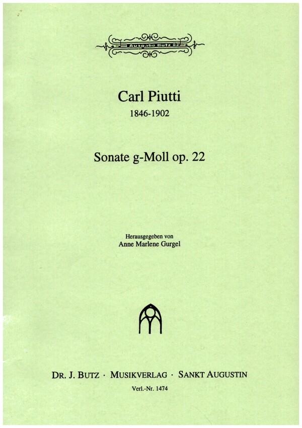 Sonate g-Moll op.22  für Orgel  