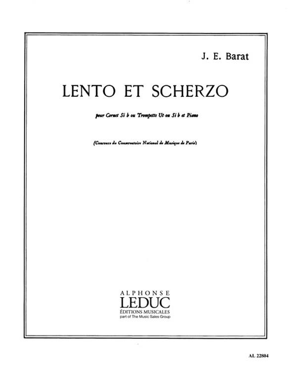 Lento et Scherzo pour cornet  ou trompette (Ut/Sib) et piano  