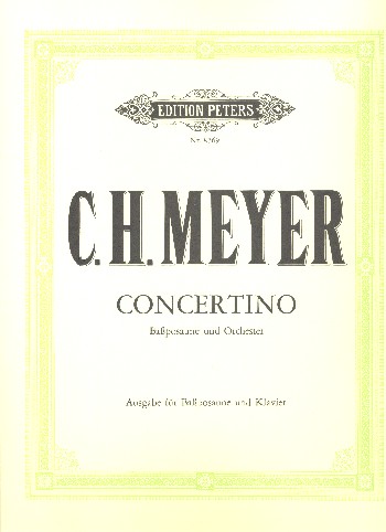 Concertino für Bassposaune und Orchester  für Bassposaune und Klavier  