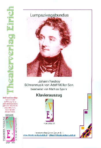 Lumpazivagabundus Bühnenmusik  Klavierauszug  