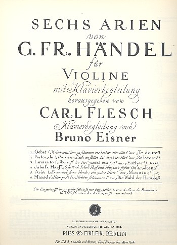 Gebet&nbsp;&nbsp;für Violine und Klavier&nbsp;&nbsp;